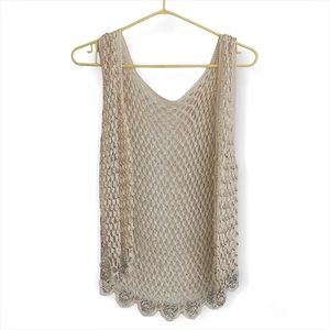 Crocheted Beaded Vest